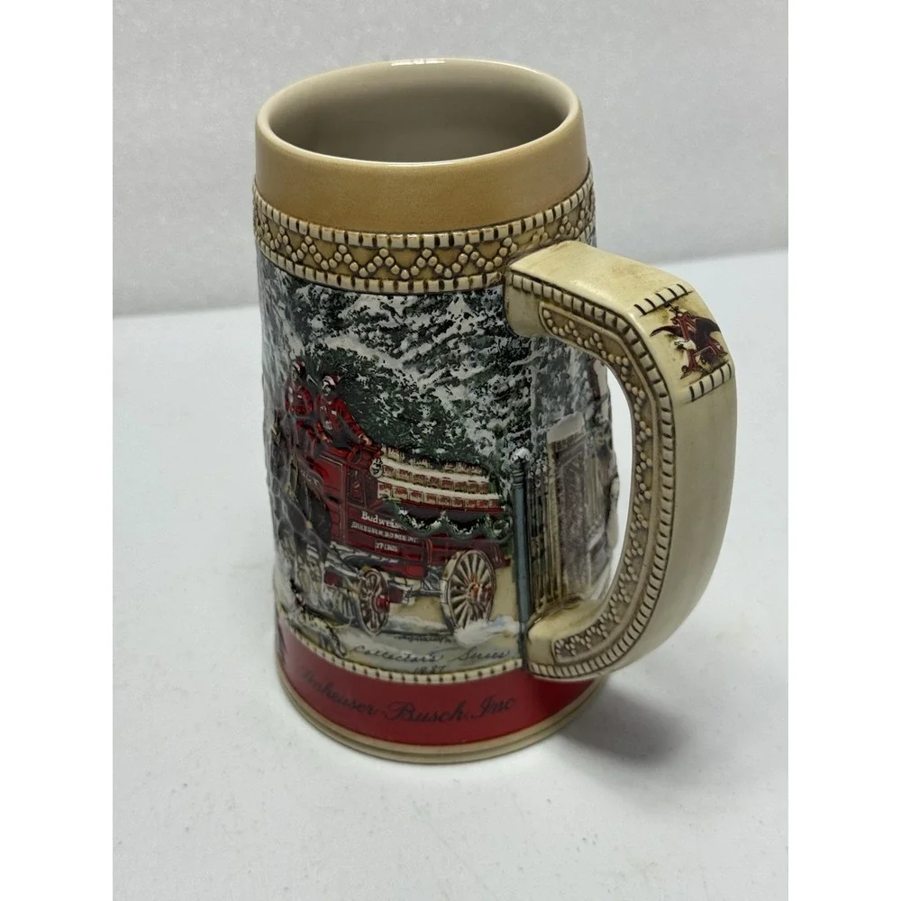 Rare Vintage 1987 Budweiser Holiday Beer 